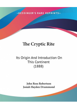 The Cryptic Rite