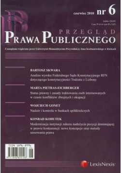 Przegląd Prawa Publicznego 6/2010