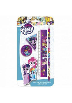 Zestaw 4 przyborów szkolnych My Little Pony 10