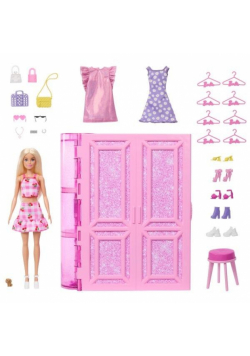 Barbie Szafa Marzeń 3.0 + Lalka Zestaw