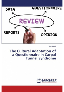 The Cultural Adaptation of a Questionnaire in Carpal Tunnel Syndrome