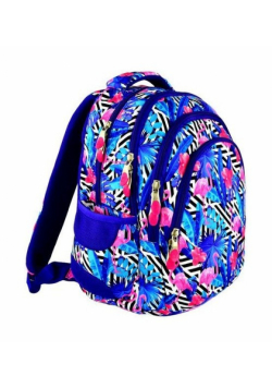 Plecak 4-komorowy St.Right Flamingo Pink & Blue