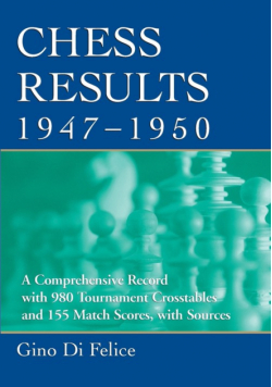 Chess Results, 1947-1950