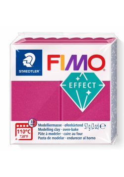 Masa termoutwardzalna Fimo 57g bordowy metaliczny