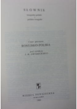 Słownik rosyjsko-polski