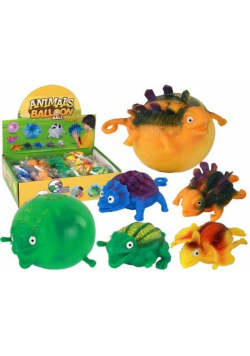 Dmuchane figurki dinozaurów balony z ustnikiem MIX