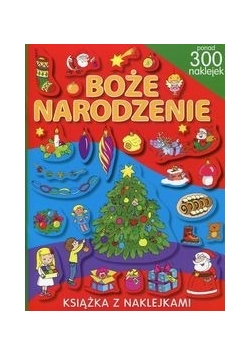 Boże Narodzenie Książka z naklejkami