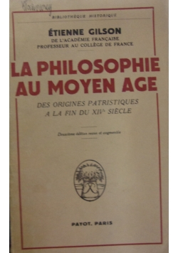La Philosophie Cretinne Au Moyen Age