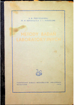 Metody badań laboratoryjnych