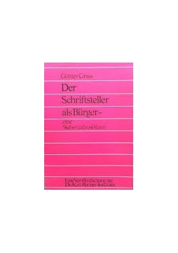 Der Schriftsteller als Burger