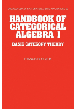 Handbook of Categorical Algebra