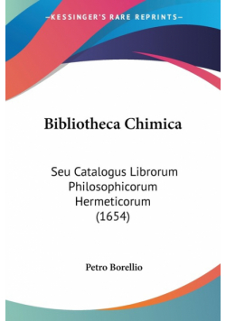 Bibliotheca Chimica