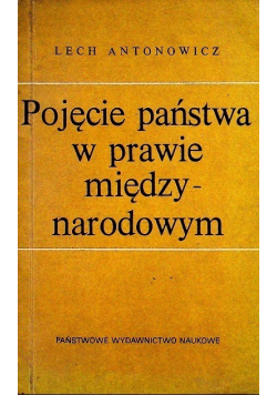 Pojęcie państwa w prawie międzynarodowym
