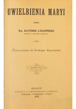 Uwielbienia Maryi 1897 r.