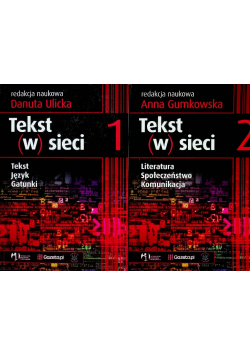 Tekst w sieci Tom 1 i 2