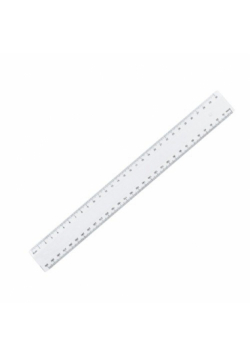 Linijka przeźroczysta 30 cm
