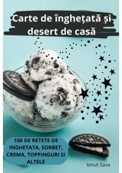 Carte de înghețată și desert de casă