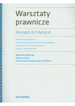 Warszaty prawnicze Prawo rzymskie