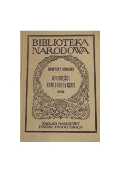 Opowieści kanterberyjskie. Wybór