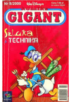 Komiks Gigant Nr 8 sztuka i technika