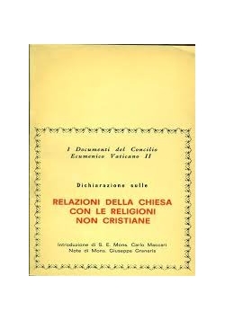 Relazioni della chiesa con le religioni non cristiane