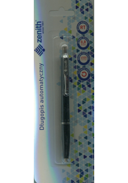 Długopis automatyczny zenith 7 blister czarny