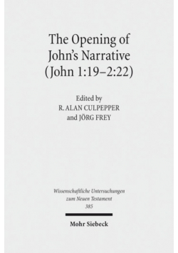 The Opening of Johns Narrative