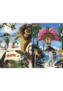 Notes A6 Madagaskar 10 sztuk mix