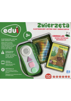 Edui Elektroniczny czytnik kart edukacyjnych Zwierzęta