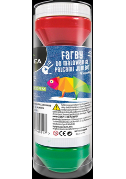 Farby do malowania palcami Jumbo 4 sztuki
