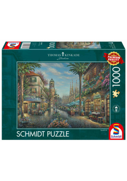 Puzzle 1000 PQ T. Kinkade Hiszpańska uliczka 112728