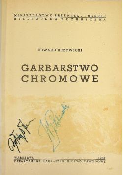 Garbarstwo Chromowe 1948 r.