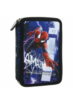 Piórnik dwukomorowy z wyposażeniem  Spider-Man 19