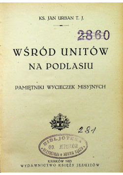 Wśród unitów na Podlasiu 1923 r.