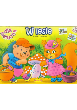 W lesie Dla malucha Kolorowanka