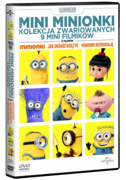 Mini Minionki Kolekcja zwariowanych 9 mini filmików DVD