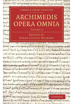Archimedes Opera Omnia - Volume 2