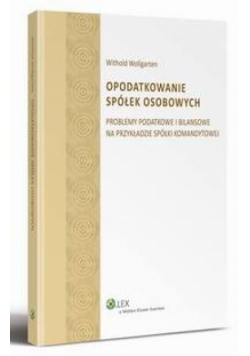 Opodatkowanie spółek osobowych