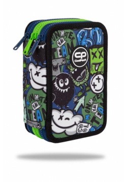 Piórnik 3-komorowy z wyposażeniem Coolpack Jumper 3 Monster Team