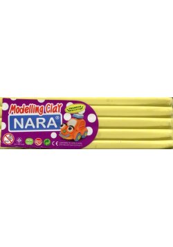 Plastelina Nara nitki żółty