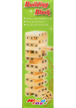 Drewniana układanka wieża jenga