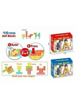 Tetris silikonowe klocki pop