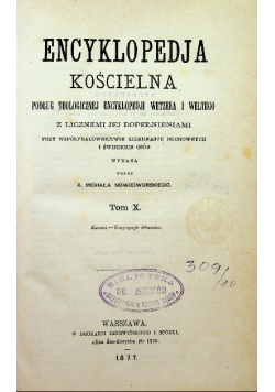 Encyklopedja kościelna Tom X 1877 r.