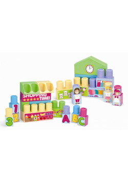 Klocki Middle Blocks w boxie dla dziewczynki