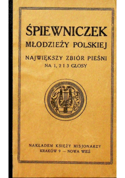 Śpiewniczek młodzieży polskiej 1923 r.