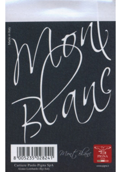 Notes 8x12 Mont Blanc w kratkę 70 kartek