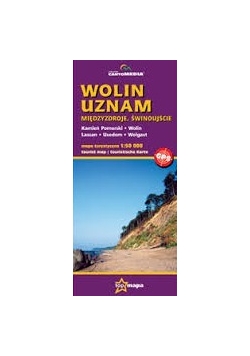 Wolin uznam międzyzdroje, świnoujście mapa turystyczna