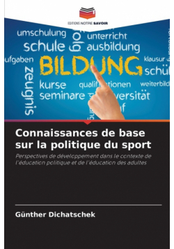 Connaissances de base sur la politique du sport