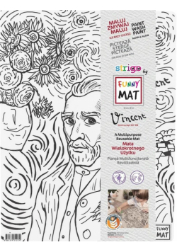 Mata transparentna Vincent Van Gogh Funny Mat