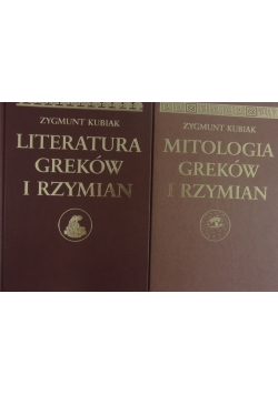 Literatura Greków i Rzymian/Mitologia Greków i Rzymian, zestaw 2 książek